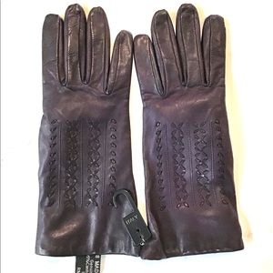 SALE❗️CASHMERE LINED LEATHER ANTONIO MUROLO GLOVES
